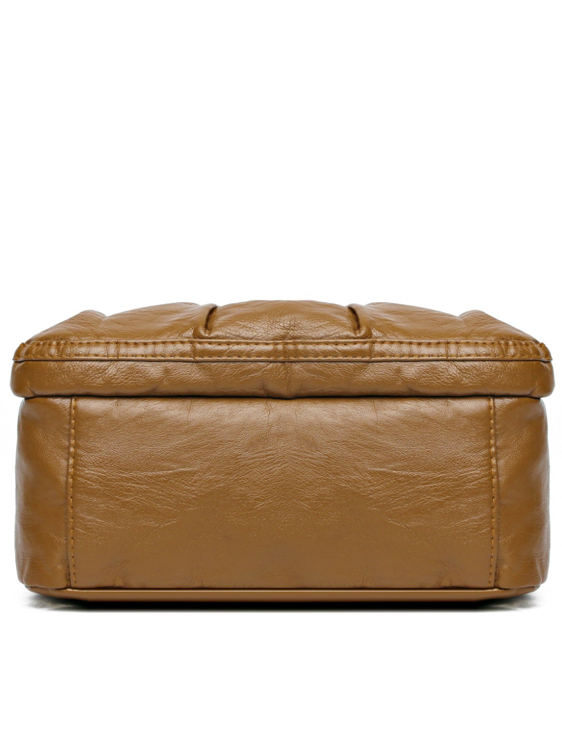 Multi-Pocket Ruched Adjustable Shoulder Bag - MARIGOLD 