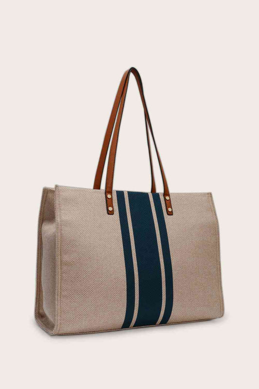 Striped Tote Bag - MARIGOLD 