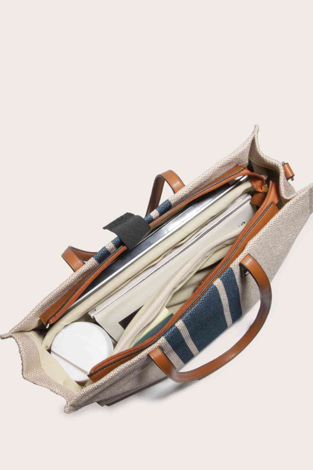 Striped Tote Bag - MARIGOLD 