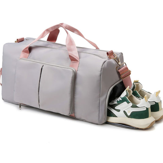 Dual Compartment Wet/Dry Travel & Gym Bag - MARIGOLD 
