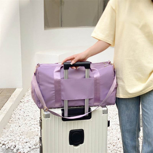 Dual Compartment Wet/Dry Travel & Gym Bag - MARIGOLD 