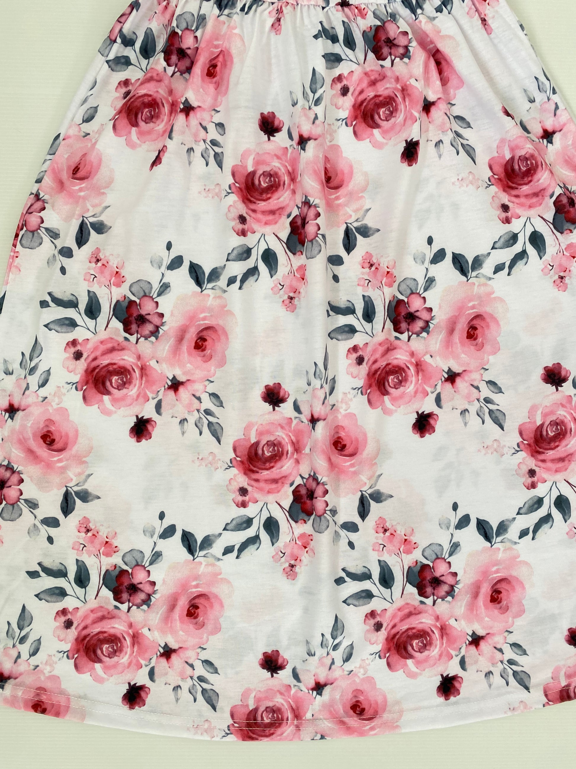 Girls Pink Floral Maxi Dress - MARIGOLD COLLECTIONS AUSTRALIA