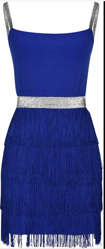 Fringe Trim Cami Mini Dress - MARIGOLD COLLECTIONS AUSTRALIA
