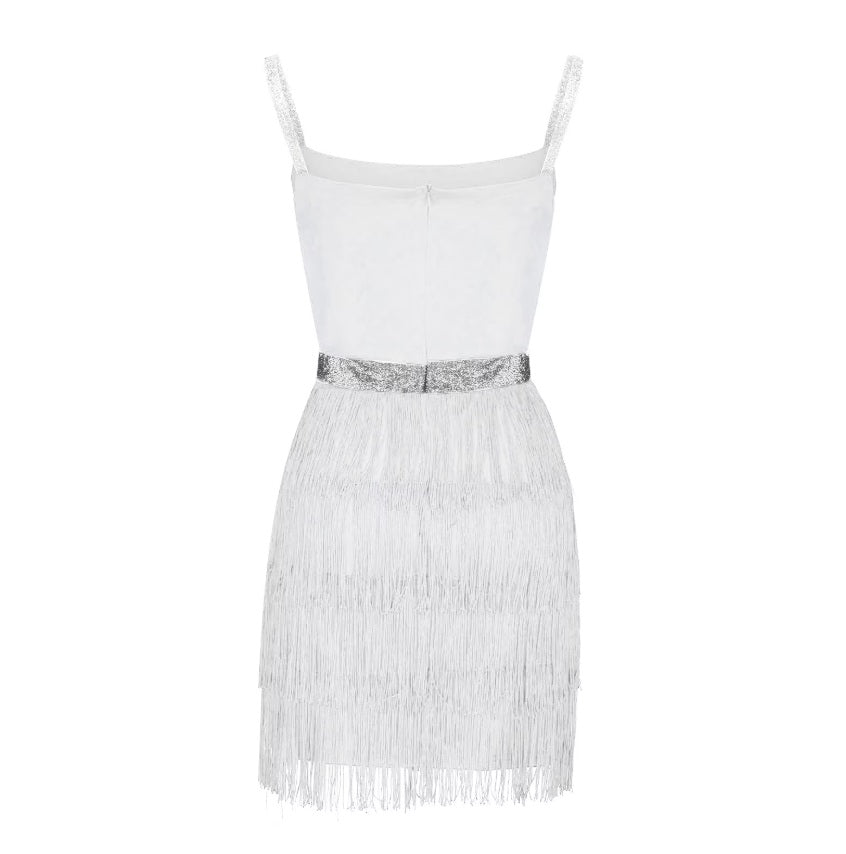 Fringe Trim Cami Mini Dress - MARIGOLD COLLECTIONS AUSTRALIA