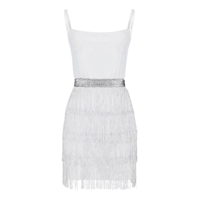 Fringe Trim Cami Mini Dress - MARIGOLD COLLECTIONS AUSTRALIA