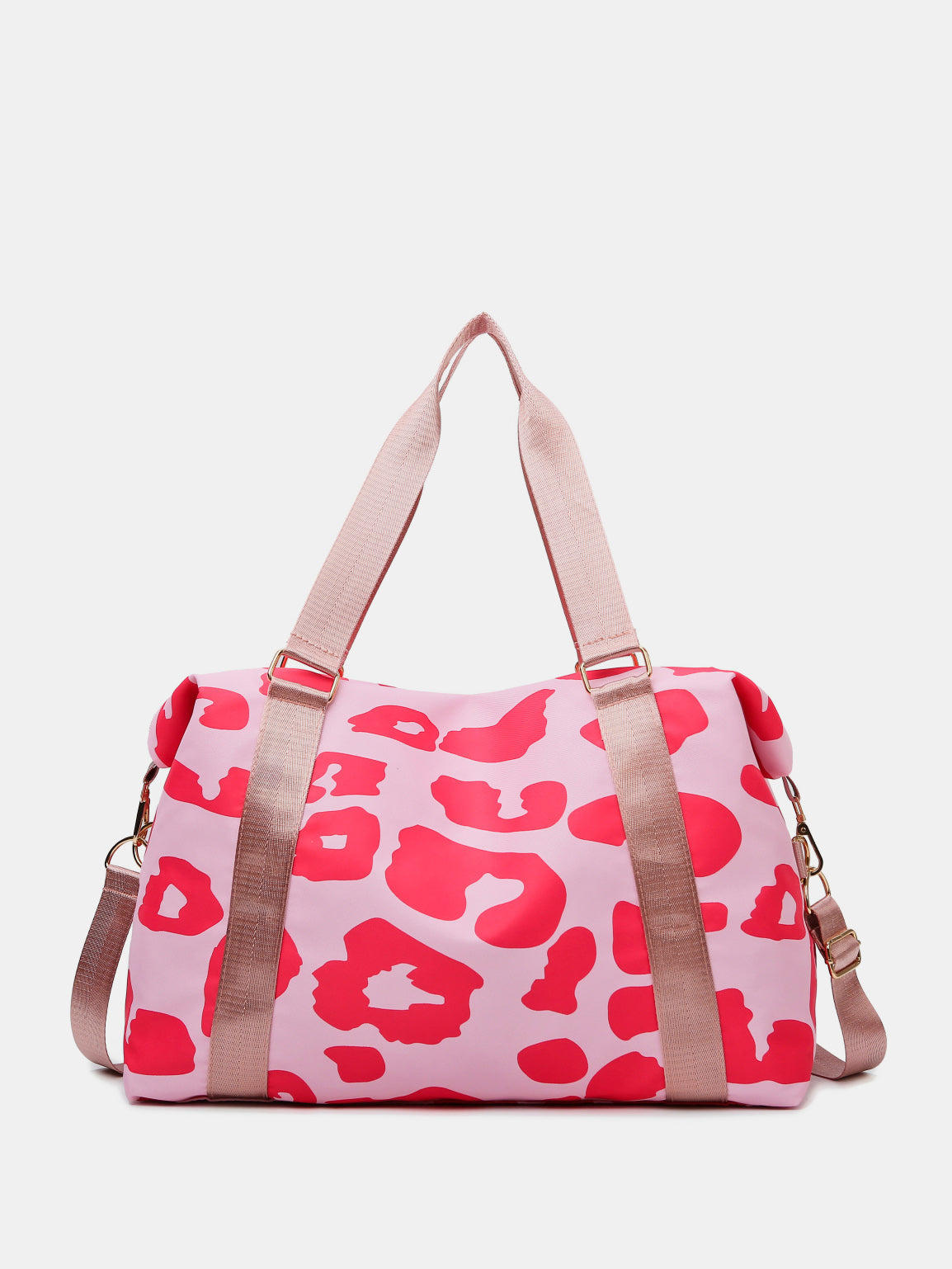 Oxford Cloth Leopard 2-Piece Bag Set - MARIGOLD 