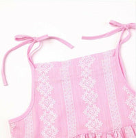 girls dress size 2-3 years new 100% Cotton light pink girls dress