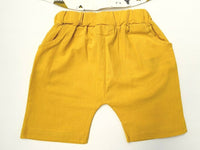 size 9-12m to 3 years new boys outfit yellow teepee tent cactus shirt & shorts