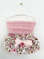 baby girls outfit new size 0-3 months rose baby girls top and bloomers set