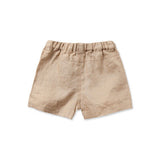 NEW Size 18 months Boys Shorts 100% Linen Short Beige Natural Linen Boys Shorts