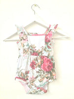 size 12-18 months new toddler girls romper new pretty floral girls romper