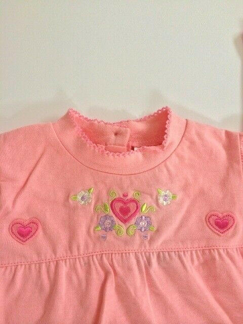 NEW Size 24 months Toddler Girls Top Pretty Pink Heart Flower Long Sleeve Top - MARIGOLD 