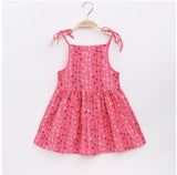 NEW Size  9-12 months Baby Girls Dress Flower Embroidered Vibrant Pink Dress