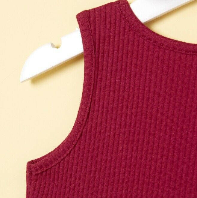 size 18-24m to 5-6 years new girls burgundy ribbed knit girls dress -select size