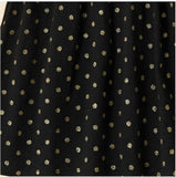 Girls Dress: Size 2Y Gold Glitter Polkadot Black Girls Dress