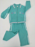 NEW Size 18 months Size 1 Toddler Tracksuit Girls Blue 'Girls Club' Tracksuit