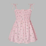 girls dress size 6-9m/9-12m/12-18m/18-24m/2-3y floral pink girls dress