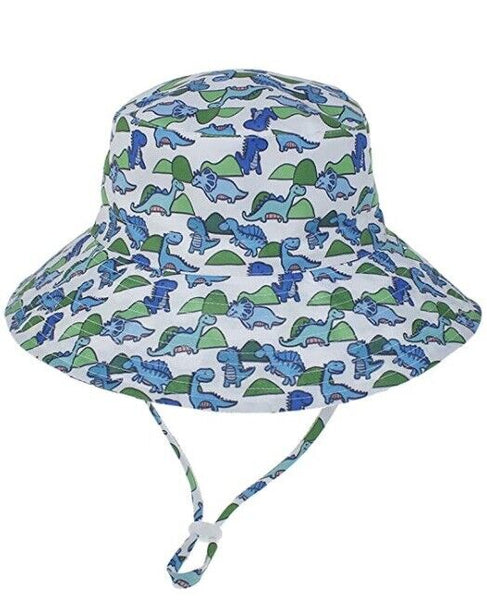 NEW Kids Sunhat for ages 6 months to 2 years Size 50cm Cute Dinosaur Sun Hat