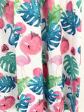 size 2 years new toddler girls dress flamingo sunset & palms print dress