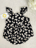 size 0-3m to 12-18 months new baby girls dress daisy fluttersleeve cotton dress