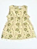 Size 3-6 months New Baby Girls Dress Cute Baby Girls Safari Green Dress