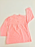 NEW Size 24 months Toddler Girls Top Pretty  Pink Heart Flower Long Sleeve Top