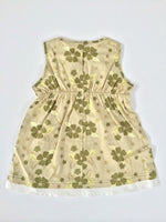 Size 3-6 months New Baby Girls Dress Cute Baby Girls Safari Green Dress
