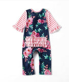 baby girls romper size 0-3 months pink floral ruffle baby girls romper- 1 left !.