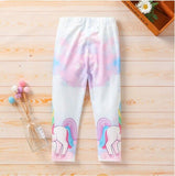 girls leggings size 18-24m/2y/3y/4y/5y new rainbow unicorn magic cloud leggings