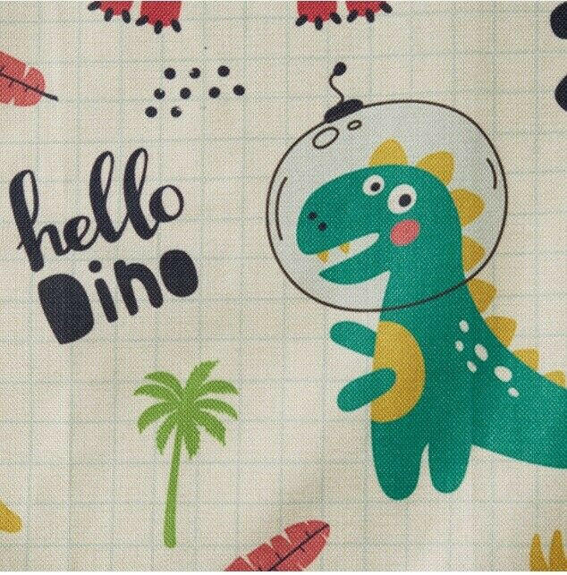 kids childrens cooking/art apron dinosaur apron art smock dino apron  45x56cm.