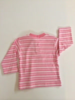 NEW Size 12 months Girls Pink Stripe 'Little Star' Long Sleeve Top