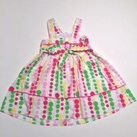 NEW Size 2 Years Girls Dress Cute & Colourful Flower Girls Dress Toddler Dress
