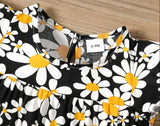 baby girls dress new black daisy baby girls dress 100% cotton daisy baby dress