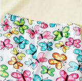 size 3 y/ 3-4y/ 5-6 years new girls leggings colourful butterfly girls leggings