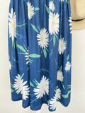 size 12 AUS  new womens dress navy blue white daisy floral tank dress