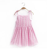 girls dress size 2-3 years new 100% Cotton light pink girls dress