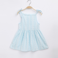 baby girls dress size 9-12 months new light blue cotton baby girls dress