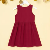 size 18-24m to 5-6 years new girls burgundy ribbed knit girls dress -select size