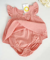 Baby Girls Dress new pink cotton bow baby girl dress