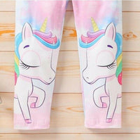 girls leggings size 18-24m/2y/3y/4y/5y new rainbow unicorn magic cloud leggings