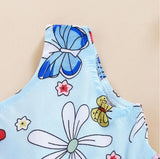 Girls Dress New Size 3-6m/6-9m/9-12m/12 months Light Blue Butterfly Baby Dress