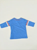 NEW Size 0-3 months Baby Boys Top  'Worlds Cutest Baby' Blue Long Sleeve Top