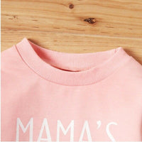 size 12-18m to 3 years new toddler girls top mamas bestie long sleeve pink top