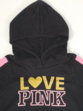 size 18-24m/3y/4y/5y girls hoodie black pink gold love long hoodie top or dress