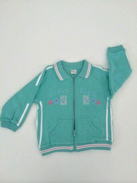 NEW Size 18 months Size 1 Toddler Tracksuit Girls Blue 'Girls Club' Tracksuit - MARIGOLD 
