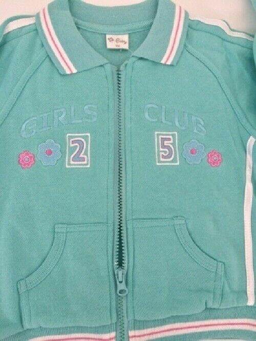 NEW Size 18 months Size 1 Toddler Tracksuit Girls Blue 'Girls Club' Tracksuit - MARIGOLD 