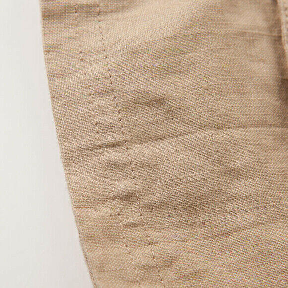 Boys Beige Linen Shorts - Size 24 Months - MARIGOLD 