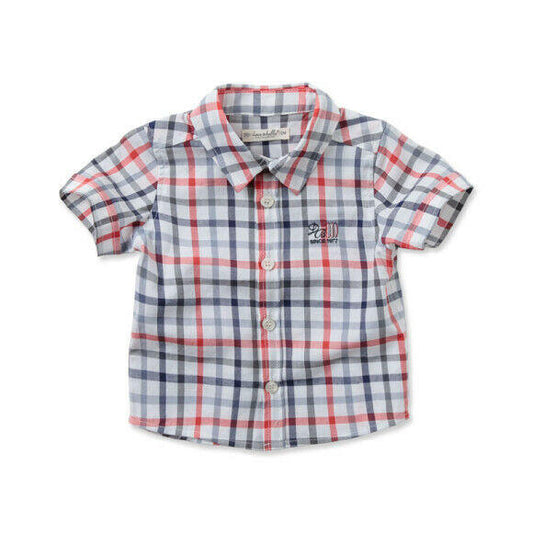 NEW Size 24 months Boys Shirt Toddler Boys Shirts Boys Check Shirt Kids Clothes - MARIGOLD 