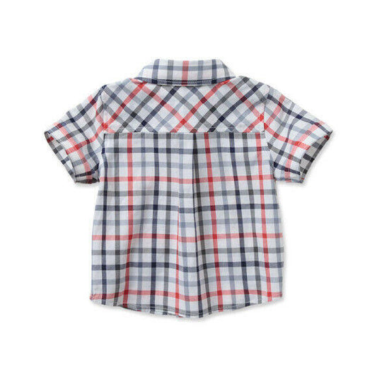 NEW Size 24 months Boys Shirt Toddler Boys Shirts Boys Check Shirt Kids Clothes - MARIGOLD 