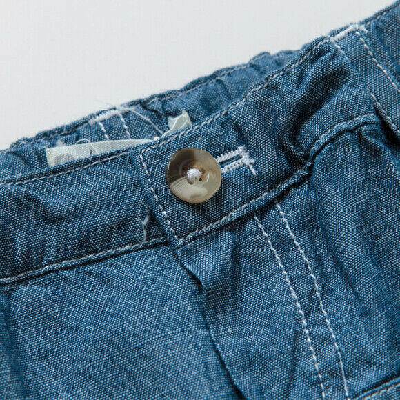 Size 5T New Boys Pants Boys Blue Chambray Pants Size 5 years 5T - MARIGOLD 